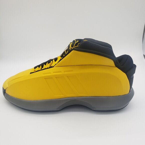 Adidas Crazy 1 Size 9.5 Men\'s Yellow Black Basketball Sneakers main image 10